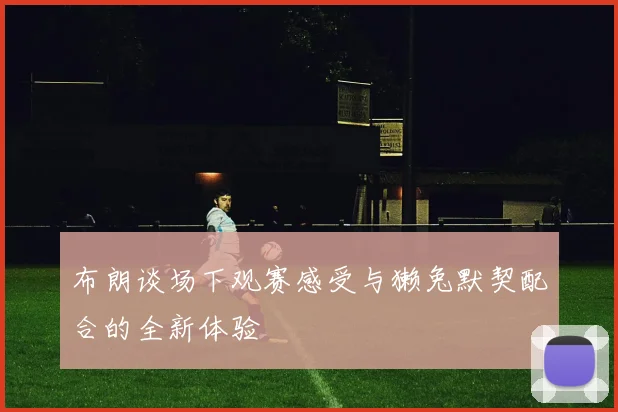 布朗谈场下观赛感受与獭兔默契配合的全新体验
